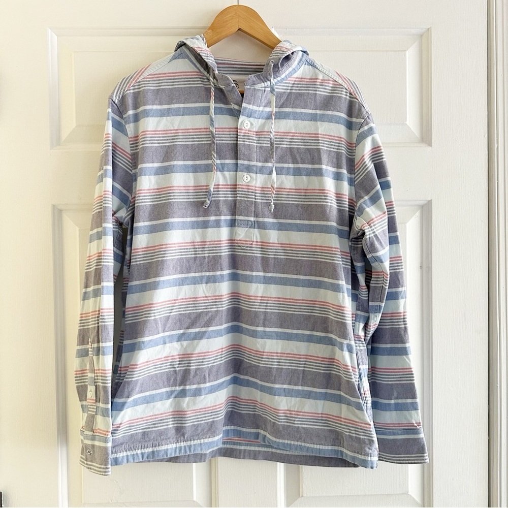 Chubbies Mens Treemeister Hoodie Hooded Sweatshirt Shirt Baja Striped‎ Beach S